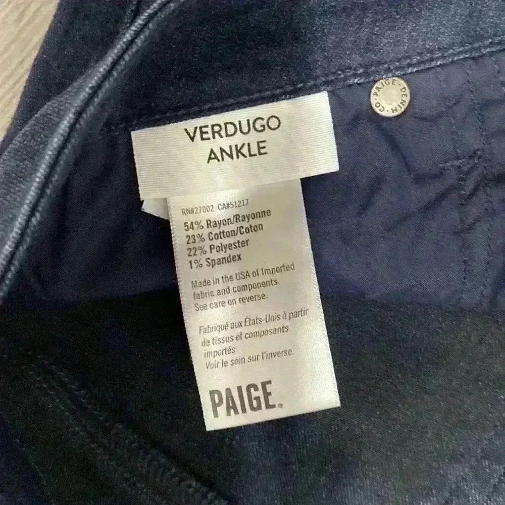 Paige Women’s Jeans Verdugo Ankle Size 29 - Picture 5 of 6